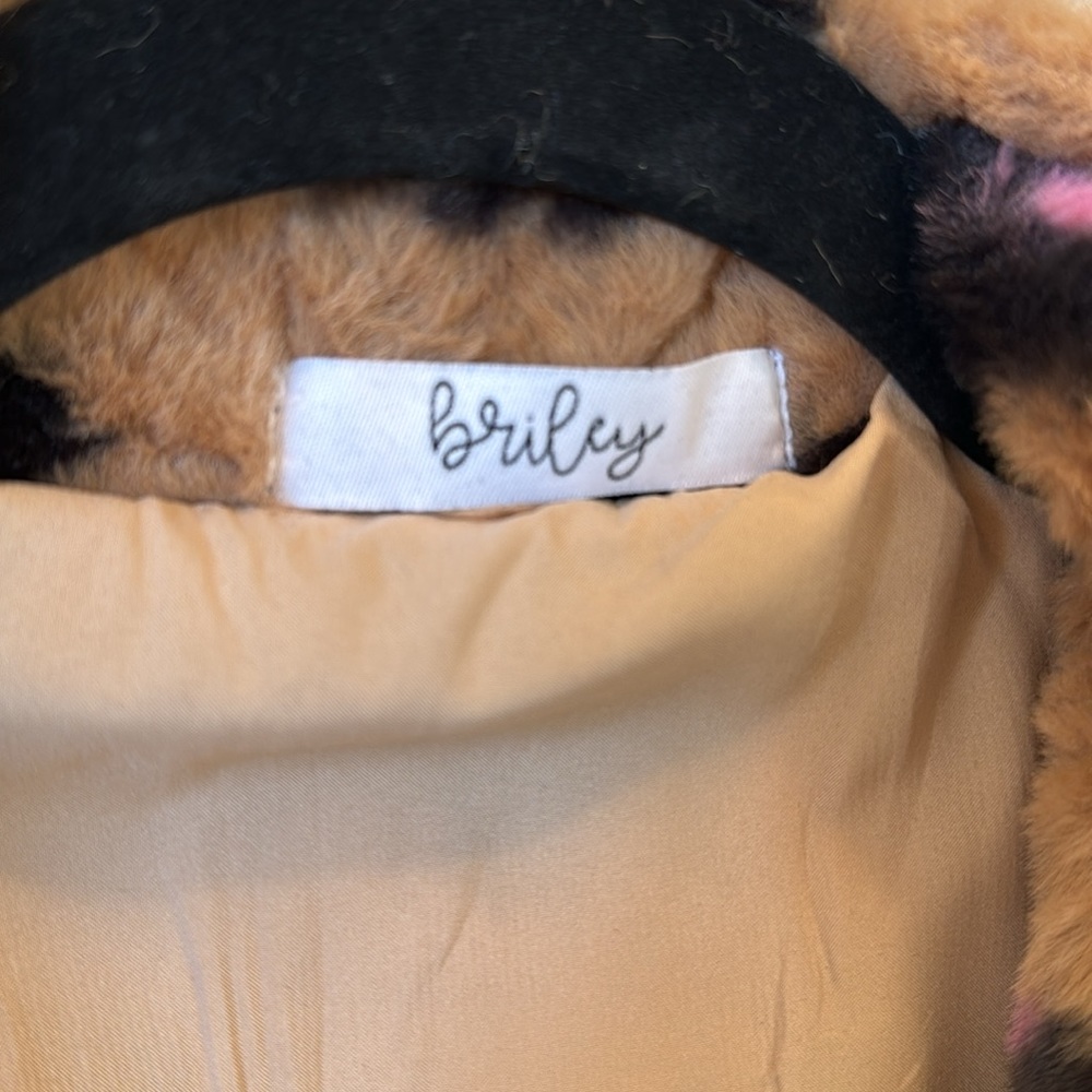 NWOT Briley leopard Cheetah Sherpa jacket - Picture 7 of 11